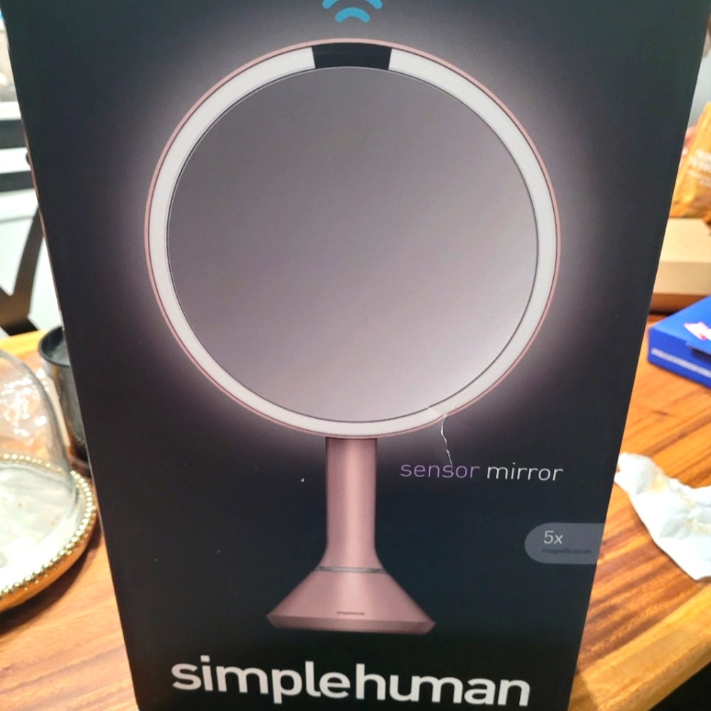 Simplehuman Sensor Mirror with Rose Base